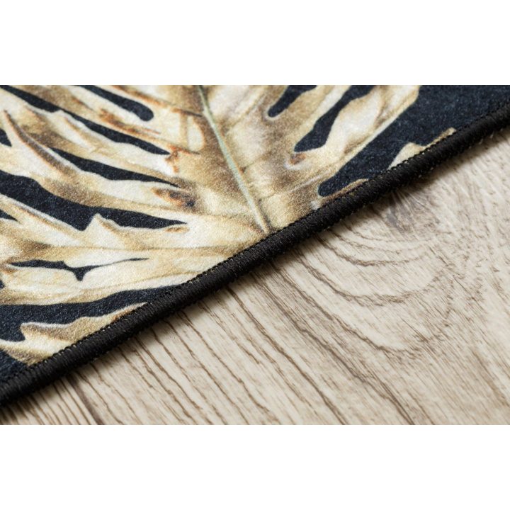 Kilimas 160×220 juodas su auksine rašta ARLEN