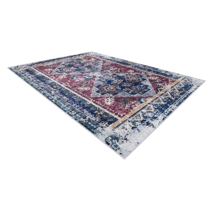 Kilimas 120×170 cm raudona ir mėlyna ARLEN