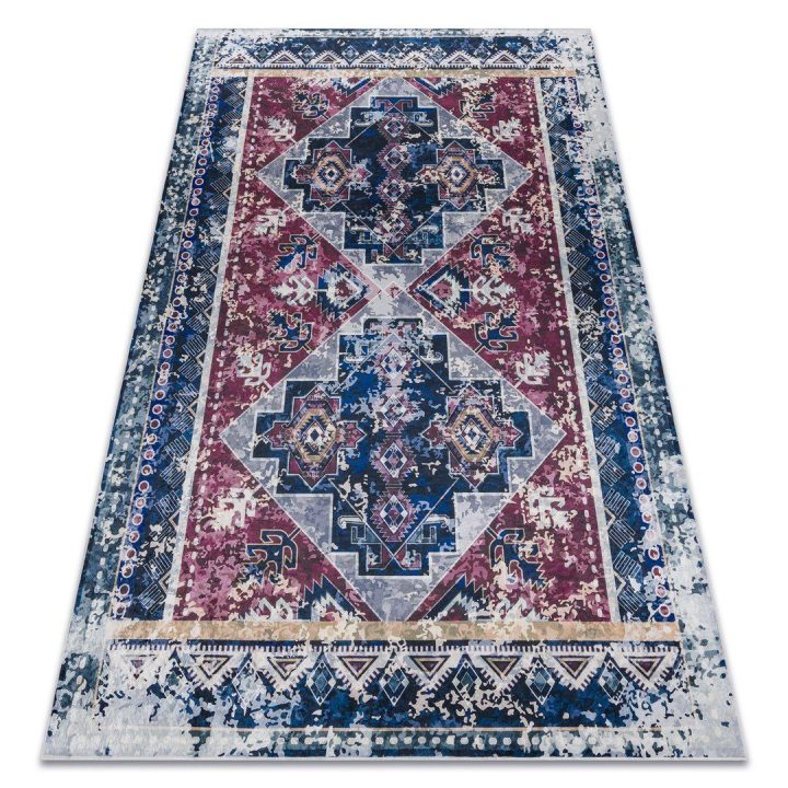 Kilimas 120×170 cm raudona ir mėlyna ARLEN