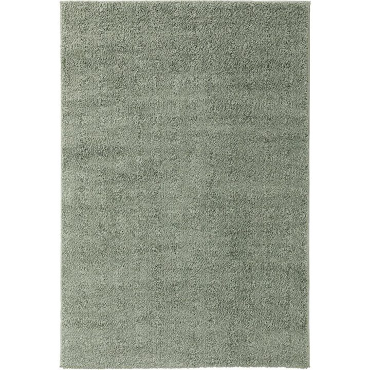 Kilimas 120×170 šviesiai žalias ilgo plauko Benuta