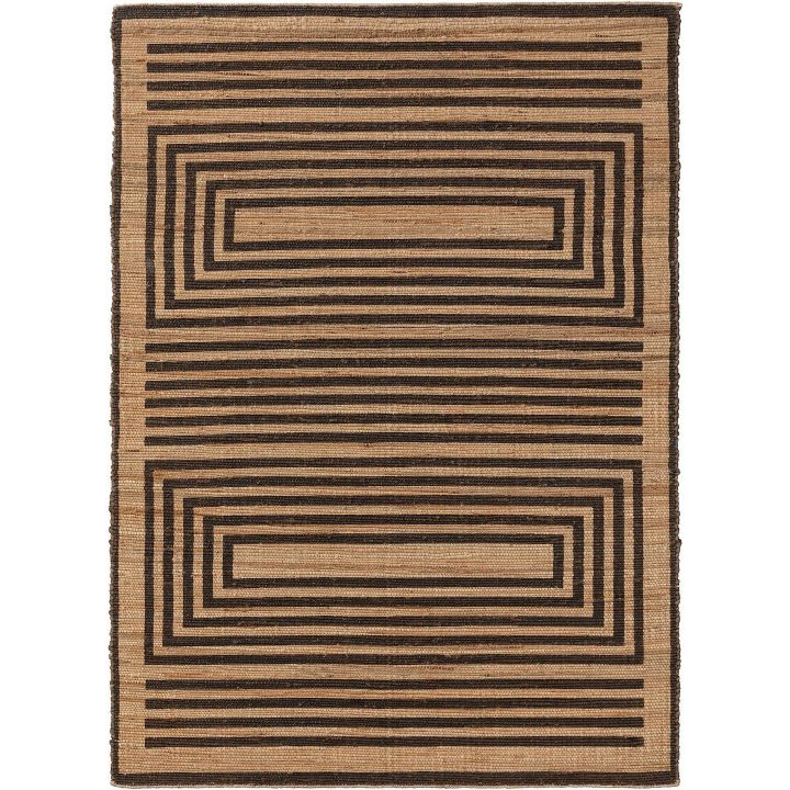 Kilimas 120×170 cm iš jutos, smėlio ir rudos Benuta