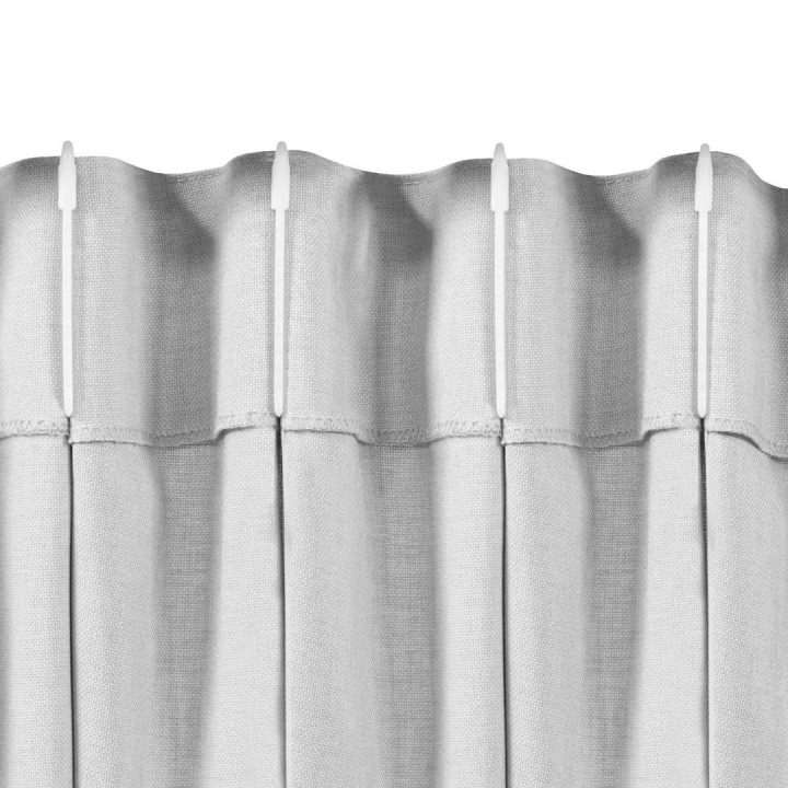 Užuolaidos 220×245 cm smėlio spalvos BRAID FLEX CARMENA