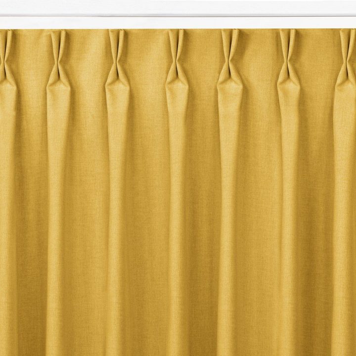 Užuolaida 220×270 cm garstyčių spalvos BRAID FLEX CARMENA