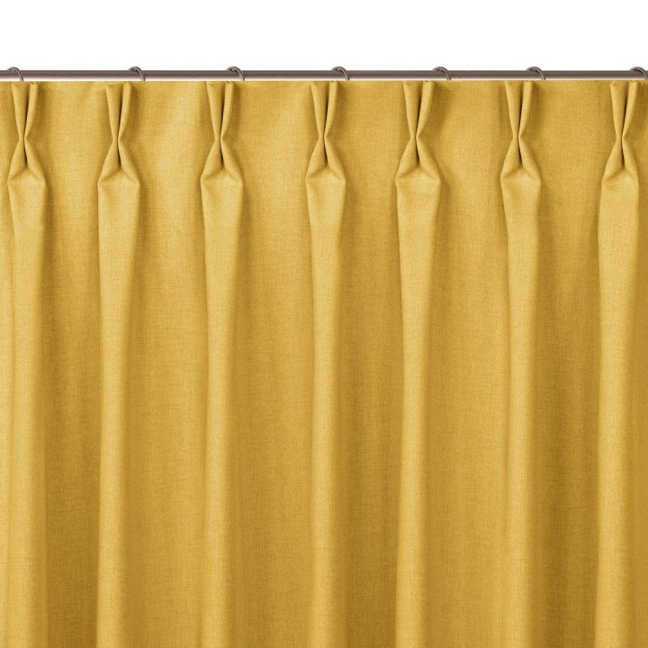 Užuolaida 220×270 cm garstyčių spalvos BRAID FLEX CARMENA