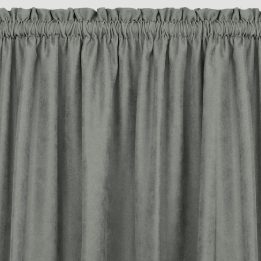 Užuolaidos 560×225 cm chenille pilkos spalvos