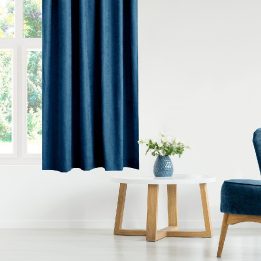 Užuolaidos chenille 560×270 indygo
