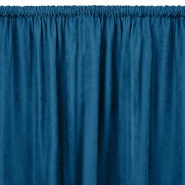 Užuolaidos 560×225 cm indigo spalvos iš chenille