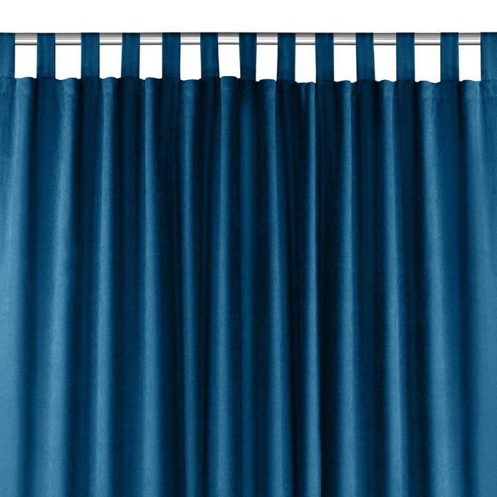 Užuolaidos 420×175 cm iš chenilės indigo