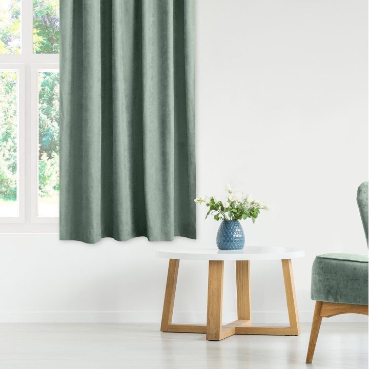 Užuolaidos chenille 220×270 mėtinės