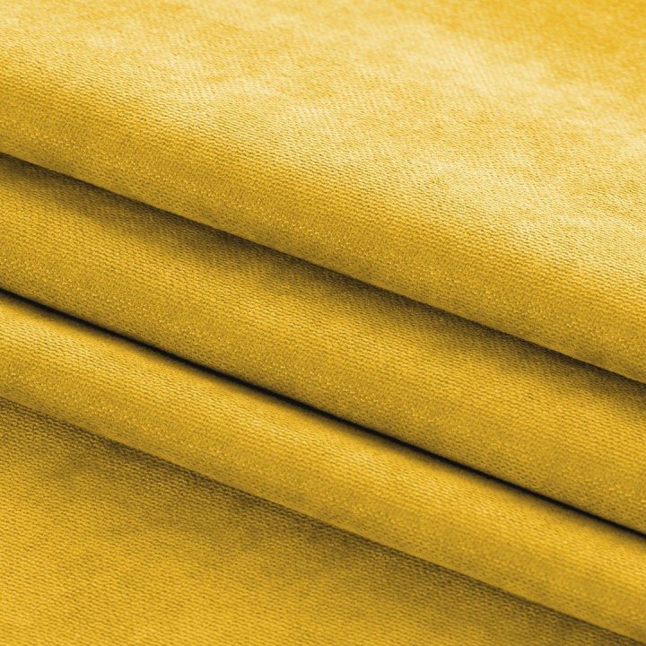 Užuolaidos 220×175 iš chenilės garstyčių spalvos