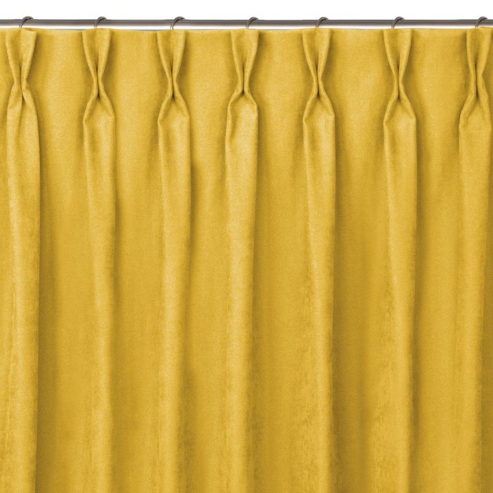 Užuolaidos 420×300 garstyčių spalvos Chenille Flex