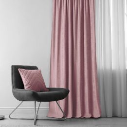 Užuolaidos iš čenilės 420×300 cm rožinė