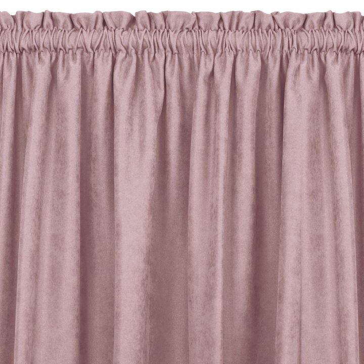Užuolaidos iš čenilio 220×175 cm rožinė