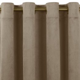 Užuolaidos 200×300 cm iš aksomo smėlio spalvos