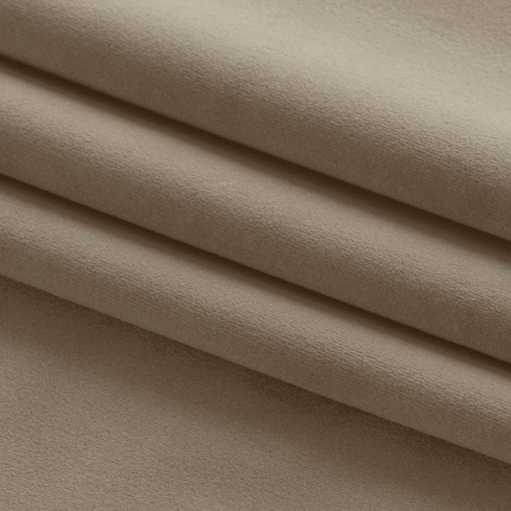 Užuolaidos smėlio spalvos aksominės 400×300