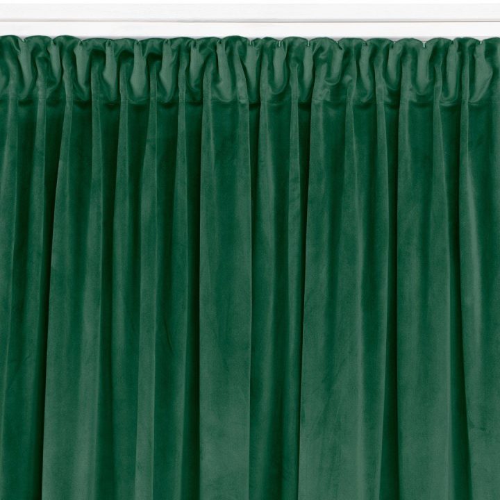 Užuolaidos 530×245 cm, tamsiai žalia VELVET