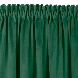 Užuolaidos 530×270 cm, tamsiai žalia Velvet Pleat