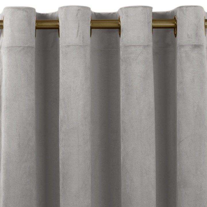 Užuolaidos 400 × 300 cm, pilkos spalvos VELVET EYELETS G