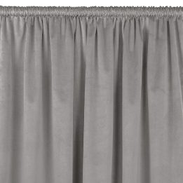 Užuolaidos 530 × 300 cm pilkos spalvos VELVET TUNNEL