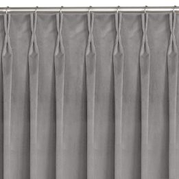 Užuolaidos 530 × 300 cm, pilka VELVET FLEX