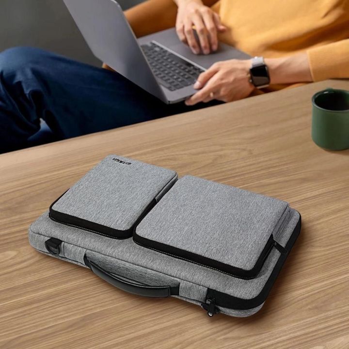 Pilka nešiojamojo kompiuterio 15-16 colių rankinė Defender Bag
