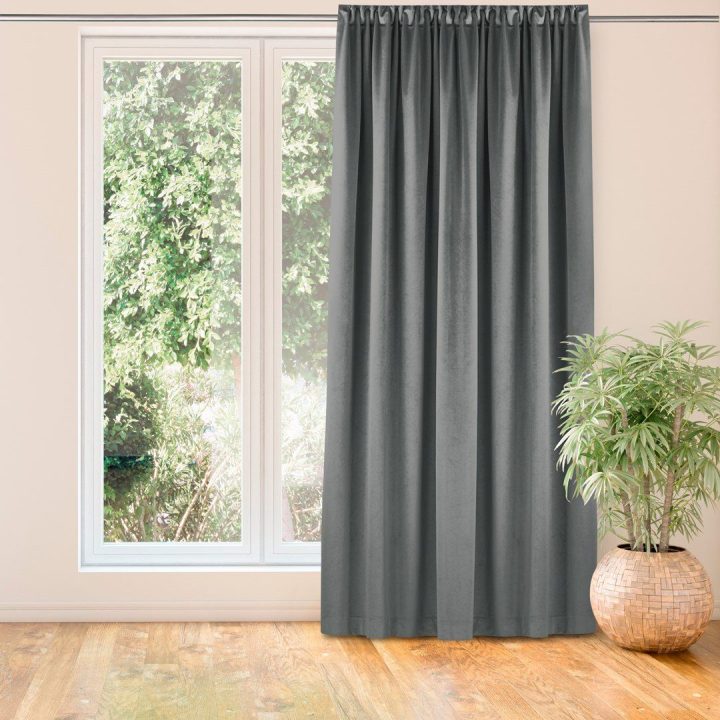 Užuolaidos 265 × 300 cm, tamsiai pilka