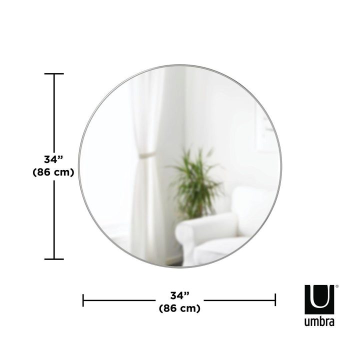Veidrodis 86 × 86 × 3 HUBBA CHROME
