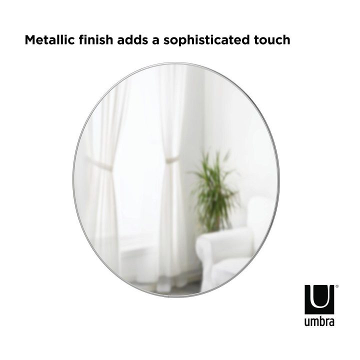 Veidrodis 86 × 86 × 3 HUBBA CHROME