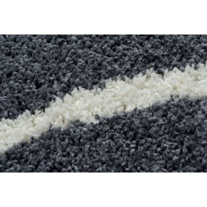 Kilimas 60 × 300 cm, pilkos spalvos WELBEN CROSS