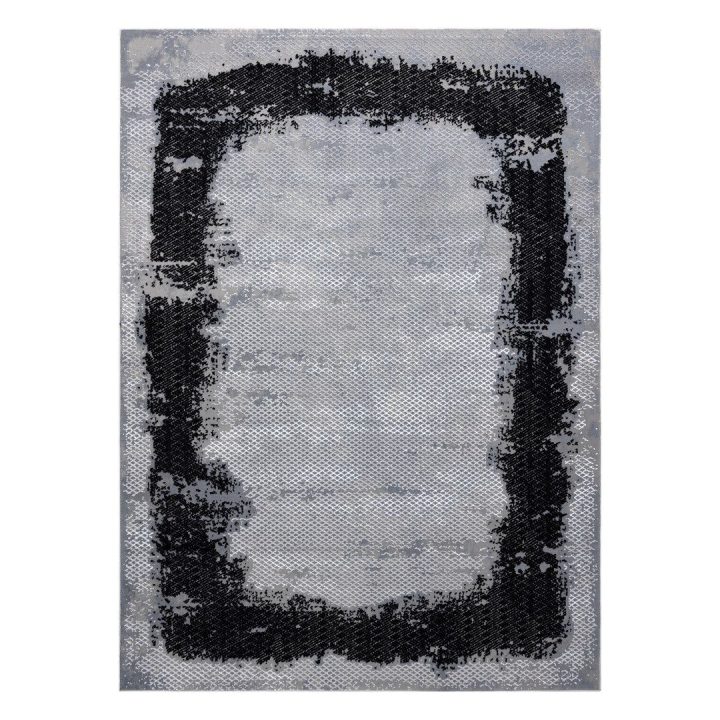Kilimas 80 × 150 cm, pilkos spalvos IONA FRAME