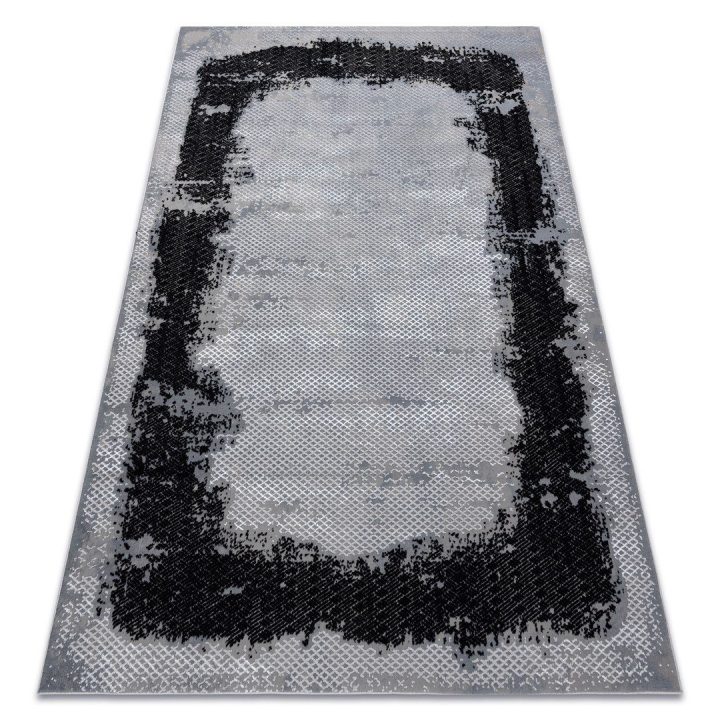 Kilimas 120 × 170 cm, pilkos spalvos IONA FRAME