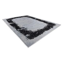 Kilimas 140 × 190 cm, pilkos spalvos IONA FRAME
