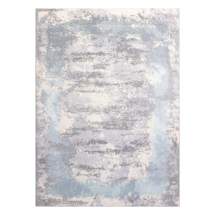 Kilimas 80 × 150 cm, kreminės ir pilkos spalvos IONA