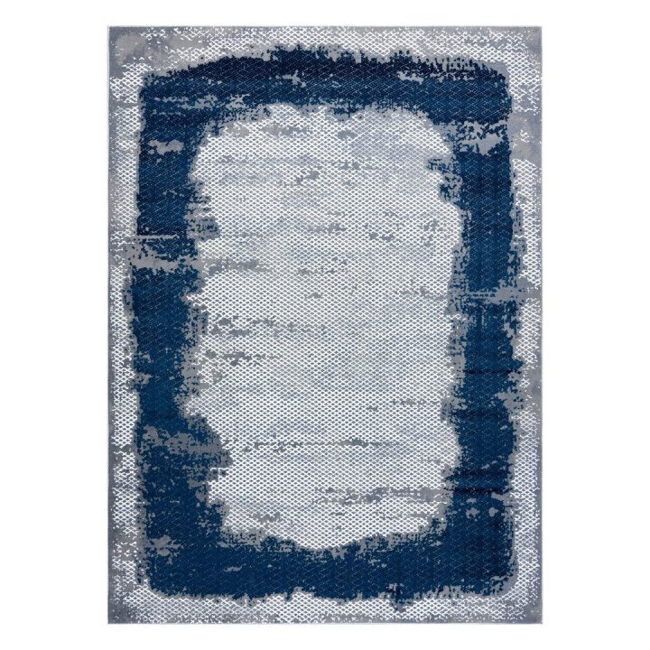 Kilimas 80 × 150 cm, pilkos spalvos IONA FRAME