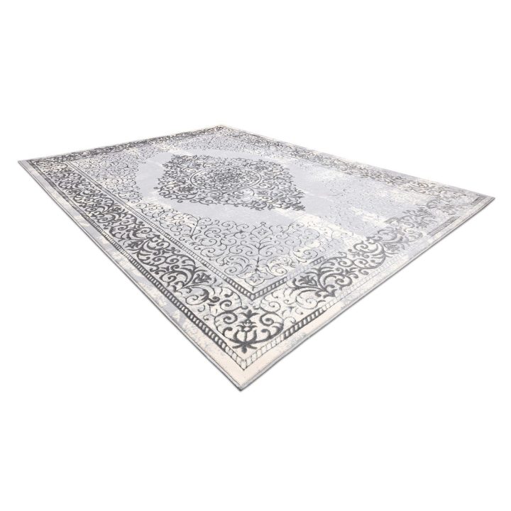 Kilimas 160 × 220 cm, pilkos spalvos IONA ROSETTE