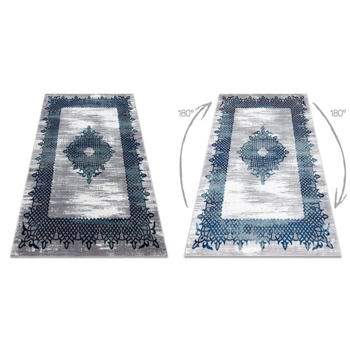 Kilimas 120 × 170 cm, pilkos spalvos IONA
