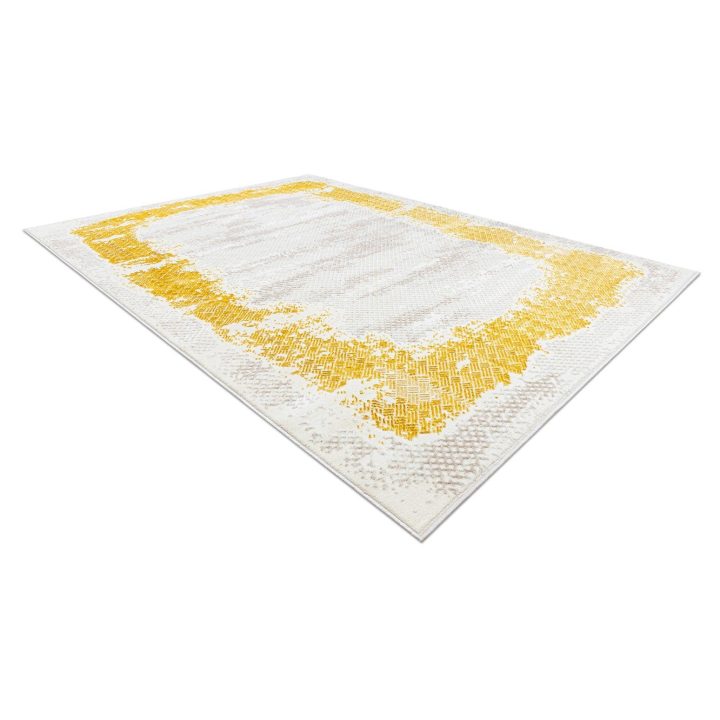 Kilimas 120 × 170 cm, kreminės ir auksinės spalvos IONA