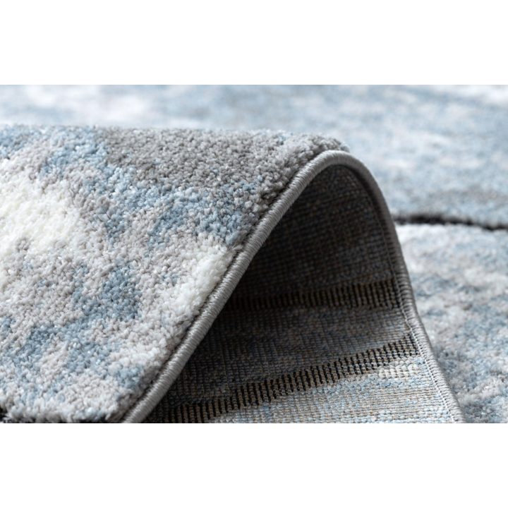 Kilimas 80 × 150 cm, pilkos ir mėlynos spalvos VERS CRACKS