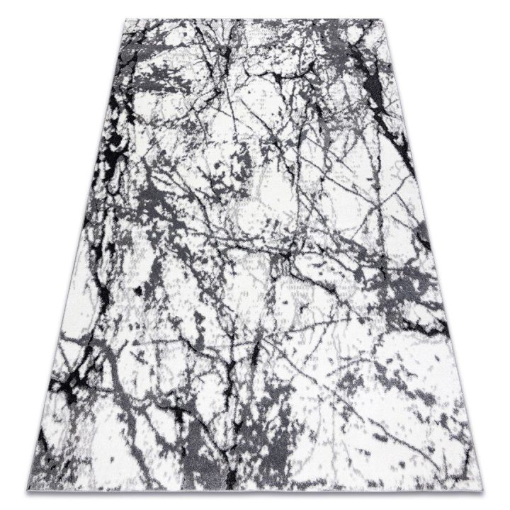 Kilimas 140 × 190 cm, pilkos spalvos VERS MARBLE