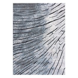 Kilimas 120 × 170 cm, pilkos ir mėlynos spalvos VERS TIMBER