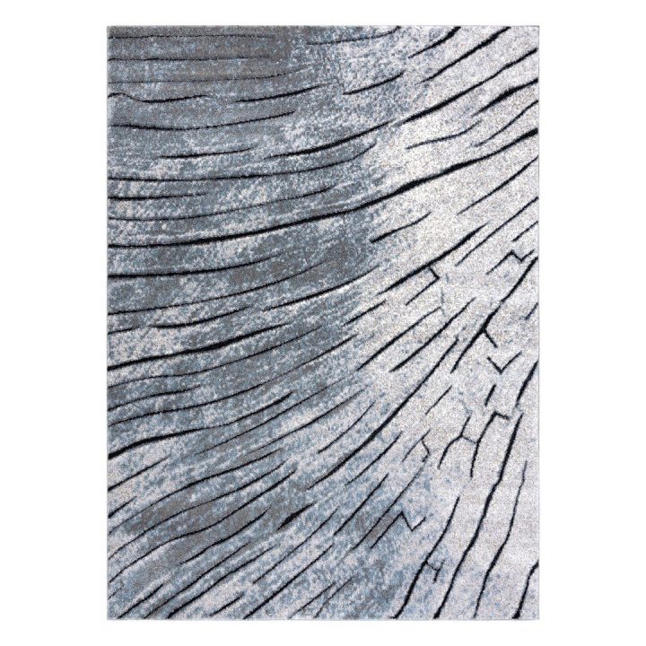 Kilimas 120 × 170 cm, pilkos ir mėlynos spalvos VERS TIMBER