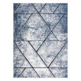 Kilimas 120 × 170 cm, pilkos ir mėlynos spalvos VERS WALL
