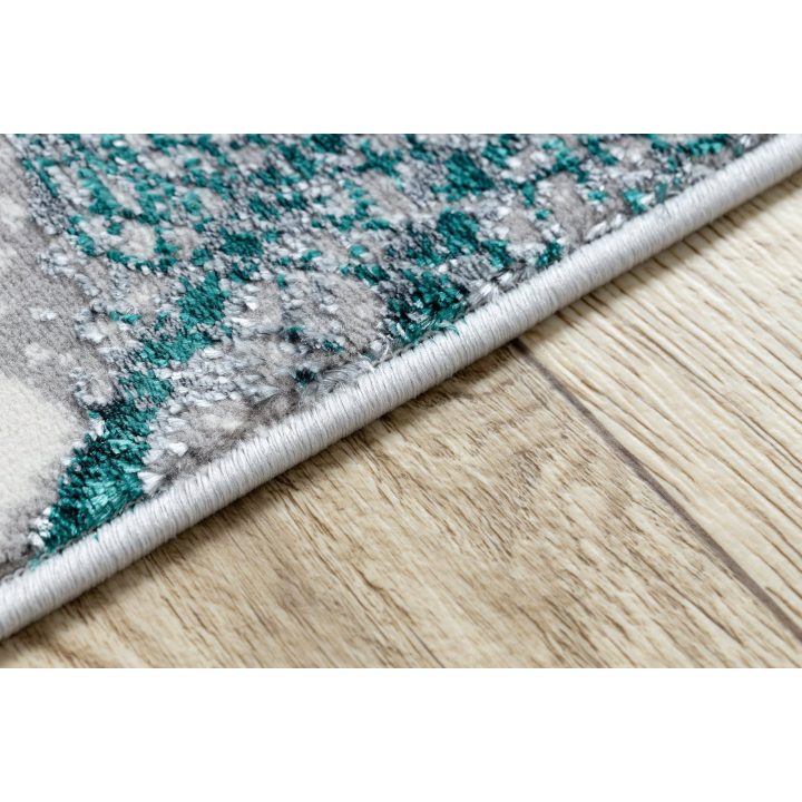Kilimas 120 × 170 cm, pilkos ir žalios spalvos WELLI WEB