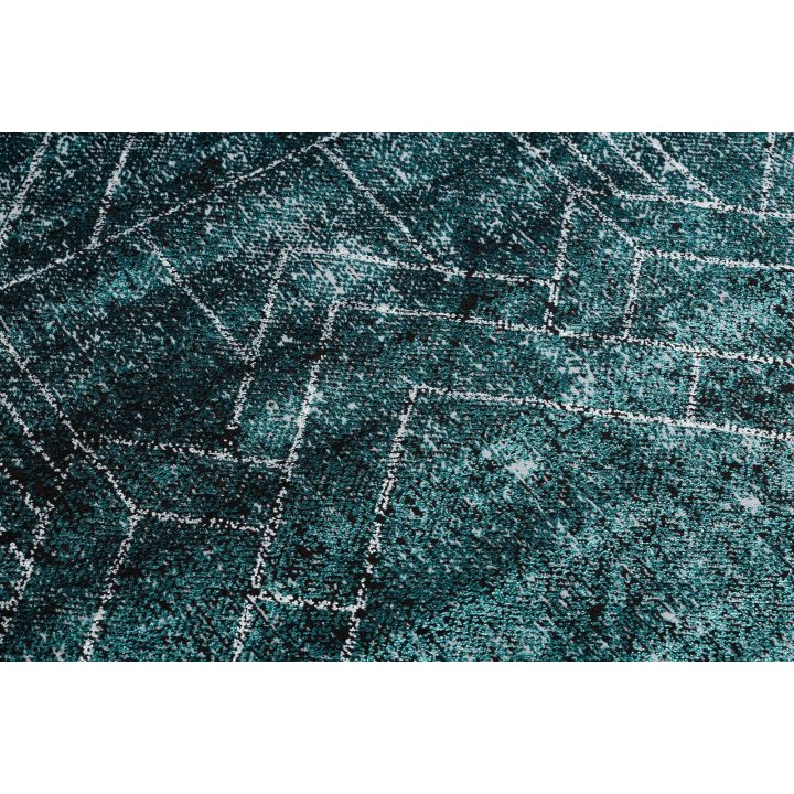 Kilimas 160 × 220 cm, pilkos ir žalios spalvos WELLI