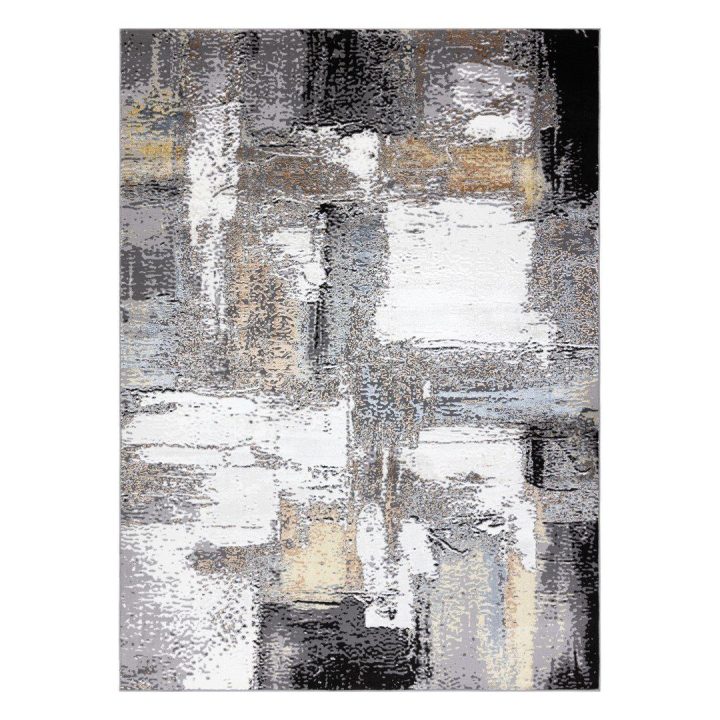 Kilimas 120 × 170 cm, kreminės ir auksinės spalvos WELLI