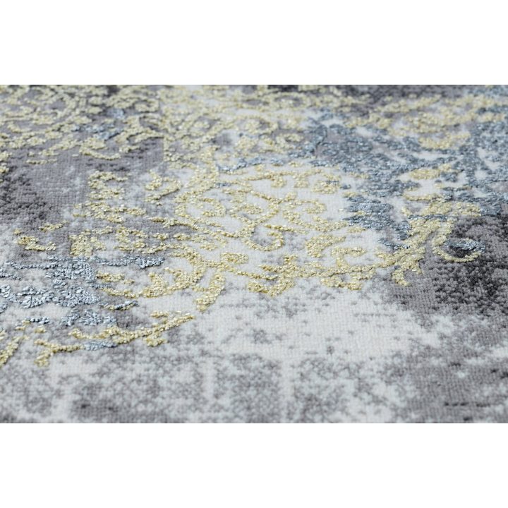 Kilimas 120 × 170 cm, kreminės ir auksinės spalvos WELLI