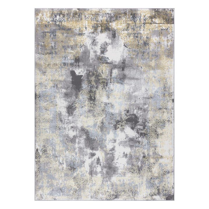 Kilimas 160 × 220 cm, kreminės ir auksinės spalvos WELLI