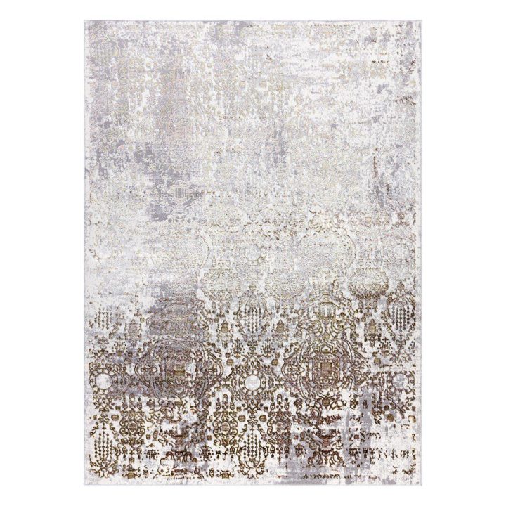 Kilimas 120 × 170 cm, auksinės ir kreminės spalvos WELLI