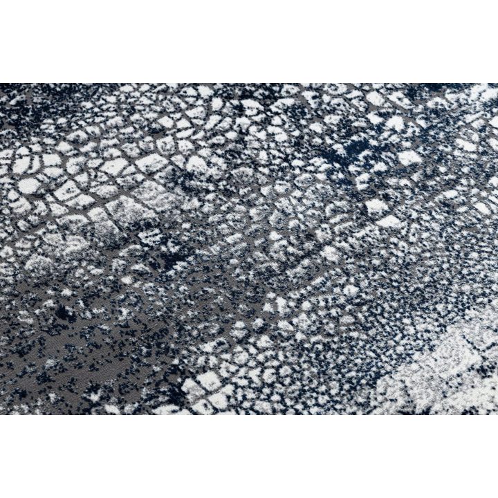 Kilimas 140 × 190 cm, kreminės ir tamsiai mėlynos spalvos WELLI