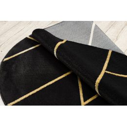 Kilimas MARBLEGEO, juodos ir auksinės spalvos ESTEMA